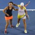 Casey Dellacqua and Ashleigh Barty of Australia celebrate after winning their doubles semifinal match against Varvara Lepchenko of the United States and Saisai Zheng of China during day ten of the 2013 Australian Open at Melbourne Park on January 23, 2013 in Melbourne, Australia; Getty Images Ashleigh Barty and Casey Dellacqua - 2013 Australian Open - Day 10