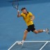 John Millman of Australia plays a forehand during his match against Andy Murray of Great Britain on during day five of the Brisbane International at Pat Rafter Arena on January 3, 2013 in Brisbane, Australia; Getty Images