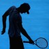 Bernard Tomic of Australia reacts after a shot in his second round match against Daniel Brands of Germany during day four of the 2013 Australian Open at Melbourne Park on January 17, 2013 in Melbourne, Australia; Getty Images Bernard Tomic - 2013 Australian Open - Day 4