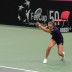 Ashleigh Barty hits a backhand during the Australian team's practice session ahead of its Fed Cup tie against the Czech Republic; Tennis Australia Ashleigh Barty