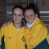 Fed Cup and doubles teammates Ash Barty (L) and Casey Dellacqua in Ostrava, Czech Republic; Tennis Australia Barty Dellacqua