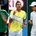 Jason Kubler (R), Luke Saville (L) and Nick Kyrgios' stellar recent results on the ITF Futures circuit have contributed to rankings gains; Getty Images