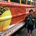 Rinky Hijikata prepares to board the Longines bus to training ahead of the Longines Future Tennis Aces event in Paris; Tennis Australia