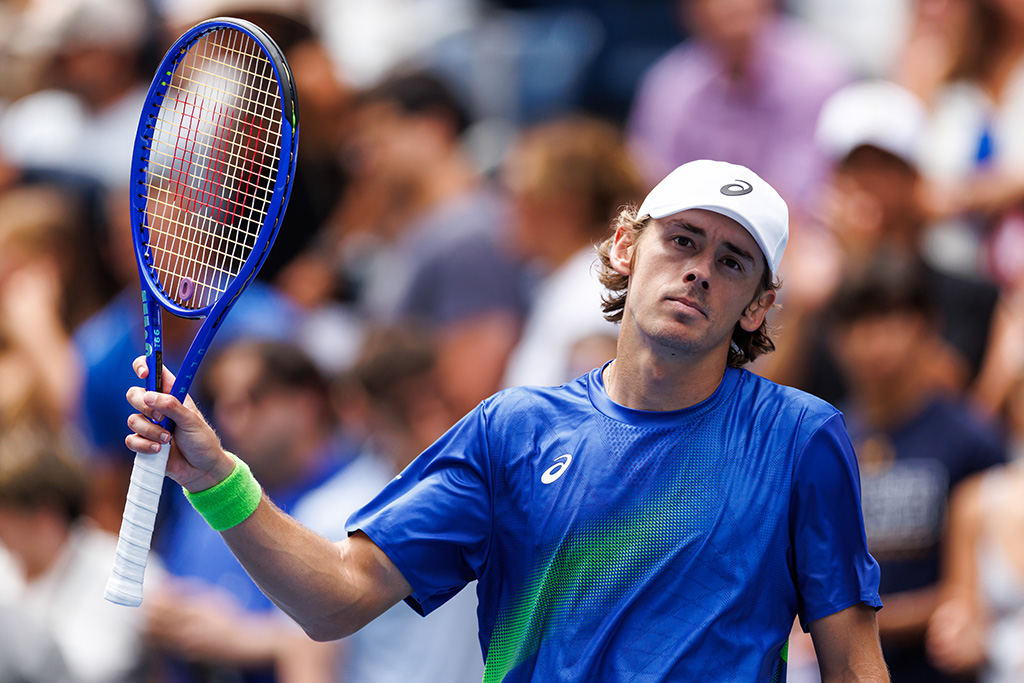 “I feel like this one was on my racquet”