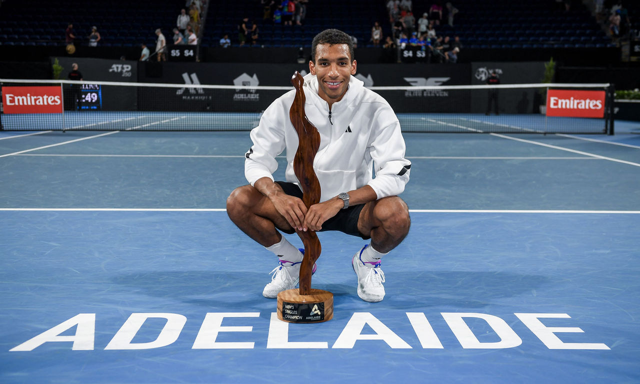 Felix Auger-Aliassime triumphs at Adelaide International