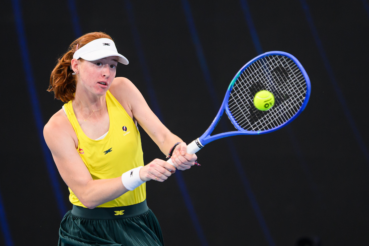 January 9: Maya Joint (AUS)
during the match between Australia and Poland at the United Cup in Sydney at Sydney Olympic Park Tennis Centre Friday, January 9, 2026. Photo by TENNIS AUSTRALIA/ JAMES GOURLEY