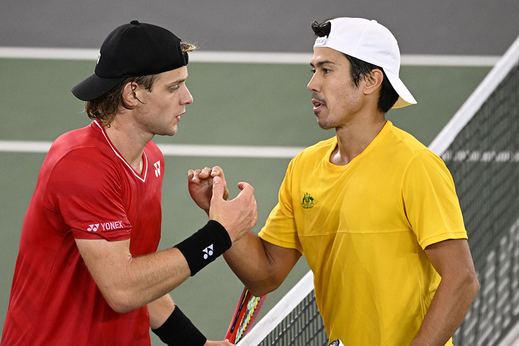 Jason Kubler at the Davis Cup 2022