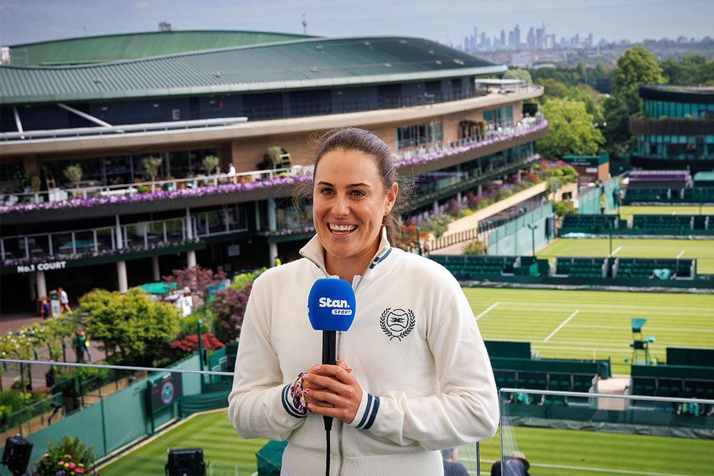 June 27: Kim Birrell during the Tennis Australia media day ahead of the Wimbledon Championship at The All England Lawn Tennis & Croquet Club, London on Friday, June 27, 2025. Photo by TENNIS AUSTRALIA/ PATRICK HAMILTON