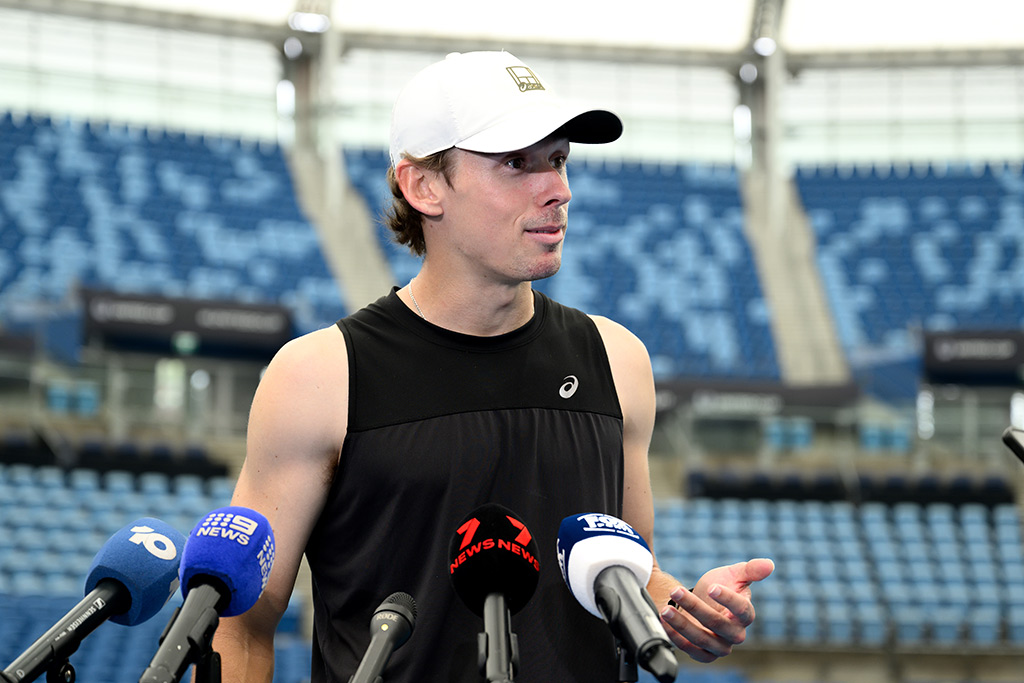 De Minaur revved and ready to start 2026 on home soil