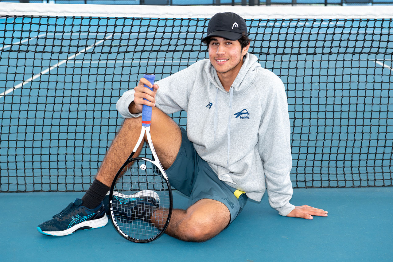 BRISBANE, AUSTRALIA - AUGUST 05: Zach Viala poses for a photo at the National Tennis Academy, Brisbane, 5th August, 2022. MANDATORY PHOTO CREDIT, Tennis Australia/Bradley Kanaris Photography (Photo by Bradley Kanaris/ Tennis Australia)
