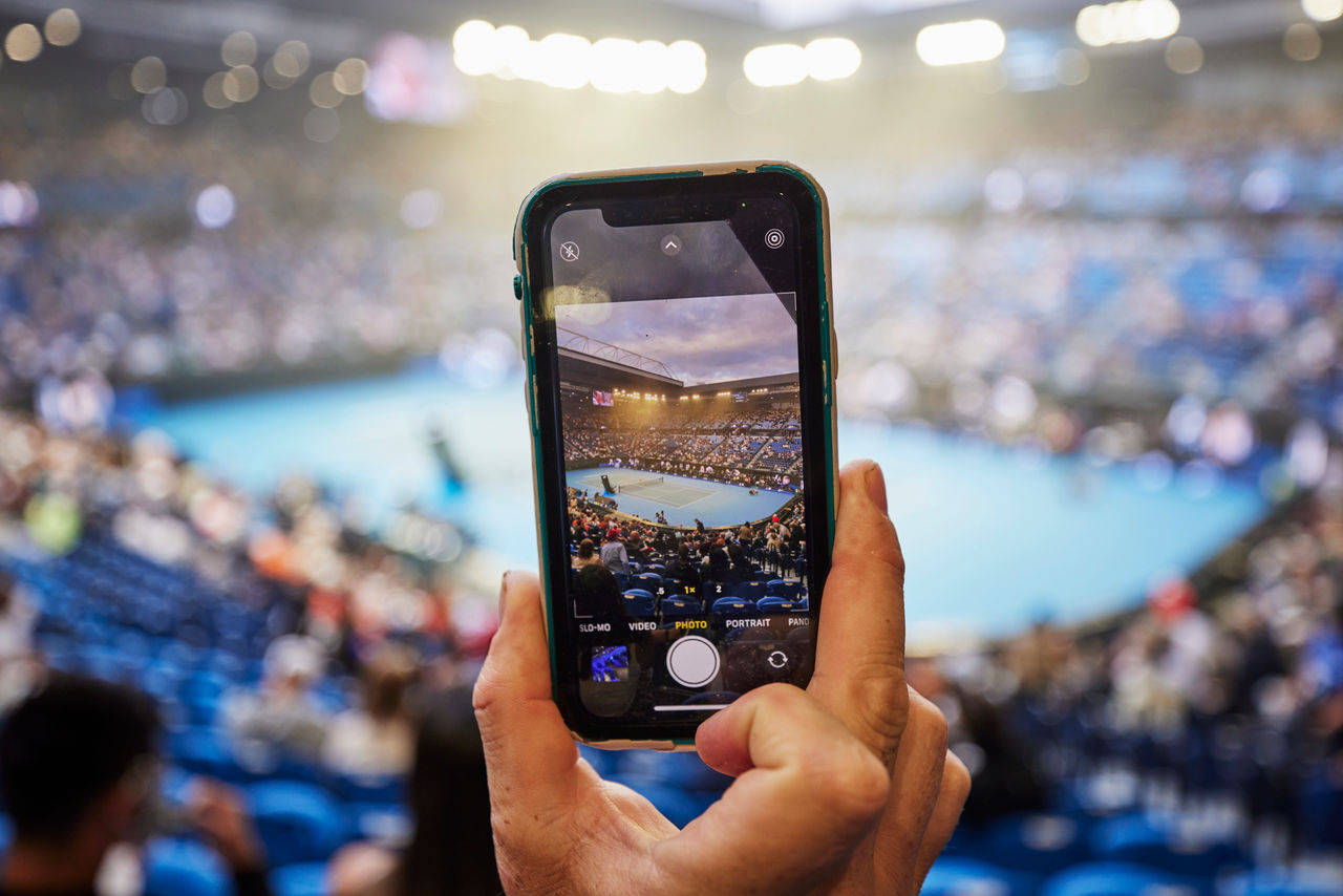 Partner Signage during Men’s Final during Day 14 of the Australian Open at Melbourne Park on Thursday, February 21, 2021. 

MANDATORY PHOTO CREDIT Tennis Australia/ ANDREW MORLEY