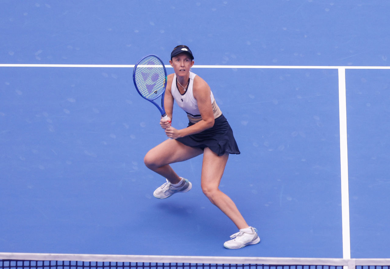 Storm Hunter week combined with Katerina Siniakova to win the Wuhan Open.