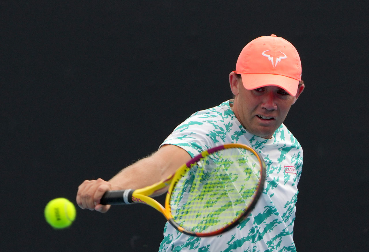 January 26: Archie Graham (AUS) plays Aidan Moody (GBR) in the PWII Championships during the 2024 Australian Open on Friday, January 26, 2024. Photo by TENNIS AUSTRALIA/ MARK DADSWELL