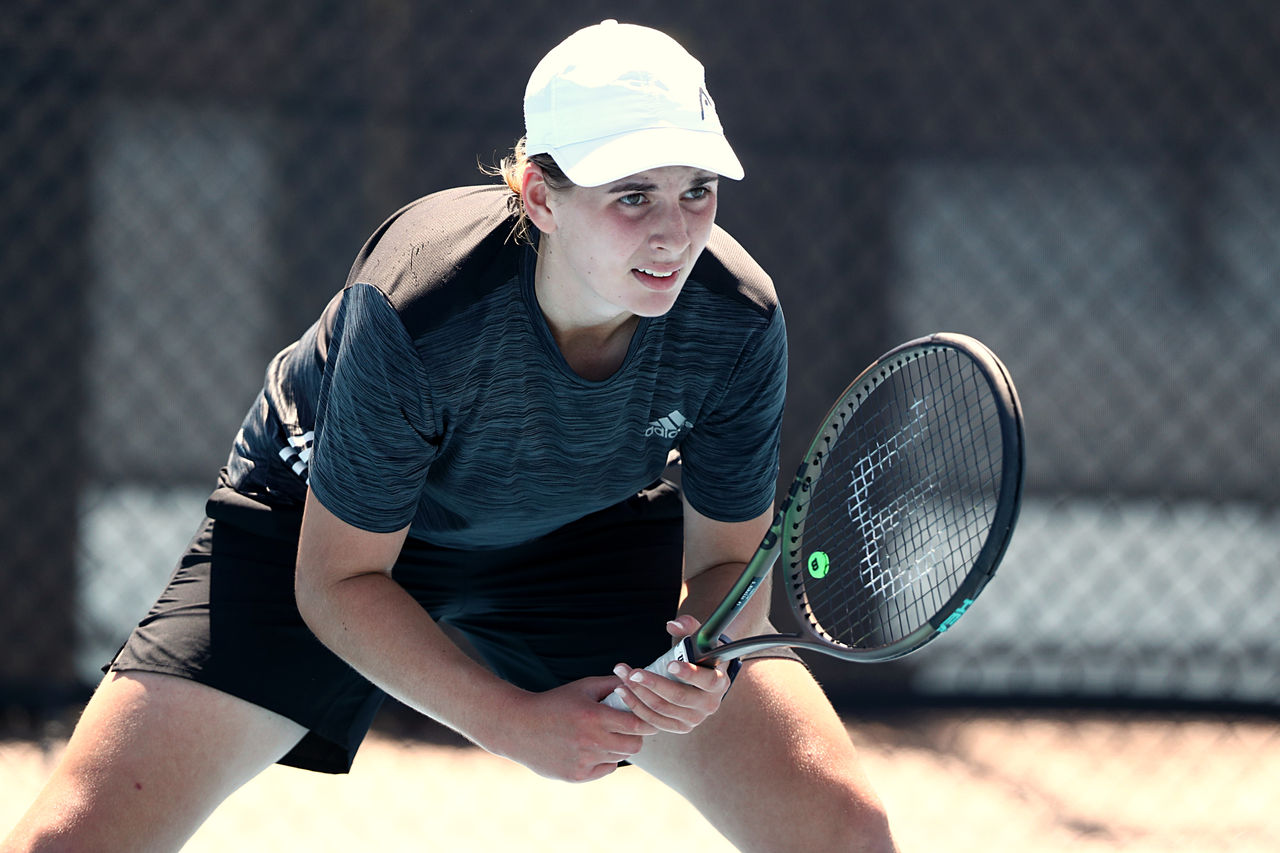 Sara Nikolic during the Talent Combine at the Queensland Tennis Centre in Brisbane on Tuesday, September 26, 2023. Photo by TENNIS AUSTRALIA/JASON O'BRIEN