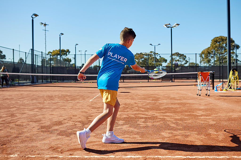 Tennis Australia Participation Campaign photo shoot, Court Hire and Hot Shots Tennis at Altona Tennis Club on Wednesday, October 19, 2022. MANDATORY PHOTO CREDIT Tennis Australia/ KIT HASELDEN