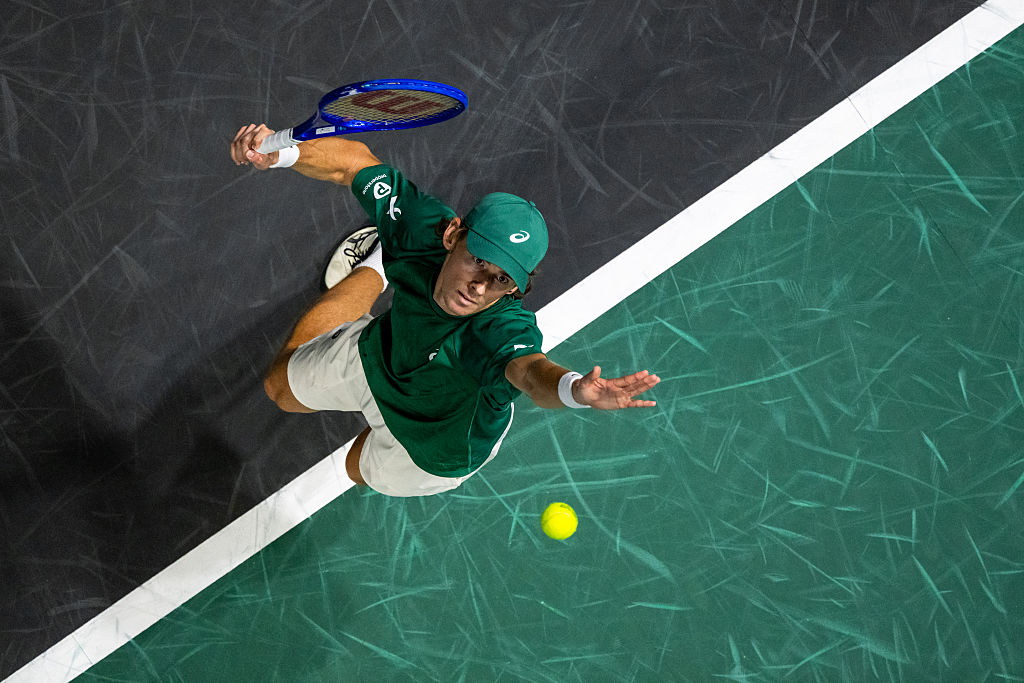 Alex de Minaur will contest the ATP FInals for the second straight year. Photo: Getty Images