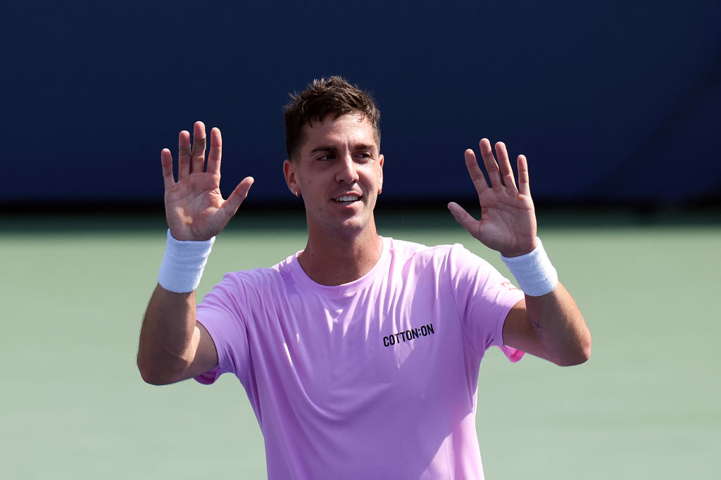 January 2: Olivia Gadecki (AUS) in action during Qualifying for the Brisbane International at Queensland Tennis Centre Friday, January 2, 2026. Photo by TENNIS AUSTRALIA/ DYLAN PARKER
