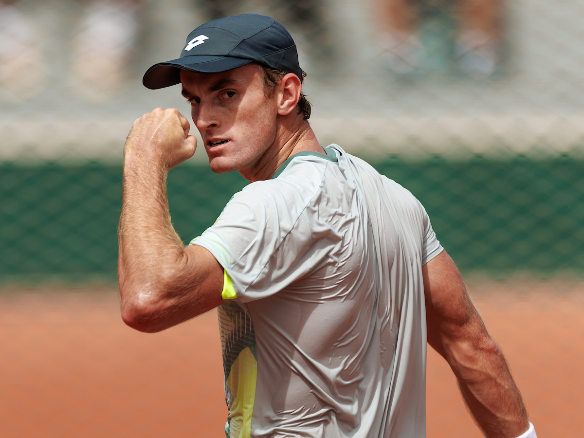 May 25: Tristan Schoolkate (AUS) during the French Open 2025 at Roland Garros in Paris, France on Sunday, May 25, 2025. Photo by TENNIS AUSTRALIA/ MARK PETERSON