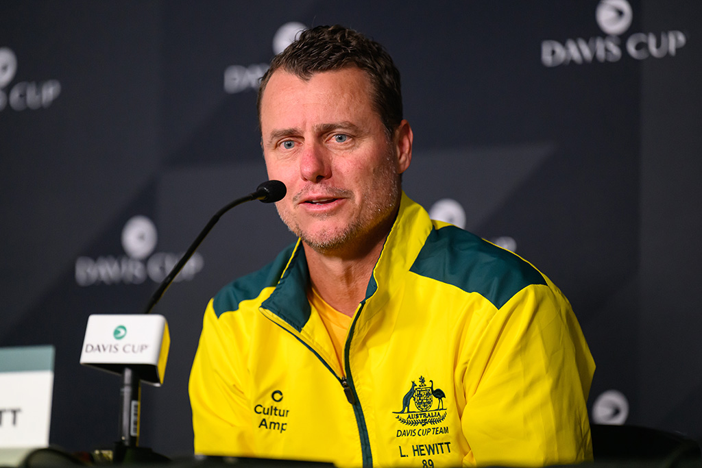 Lleyton Hewitt media interview at Davis Cup