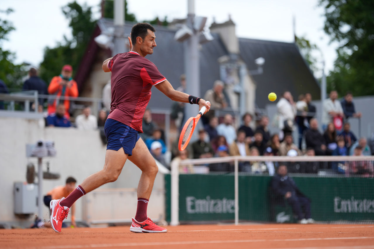 Bernard Tomic, Roland-Garros 2026, Qualifications Messieurs, Photo : Julien Crosnier / FFT