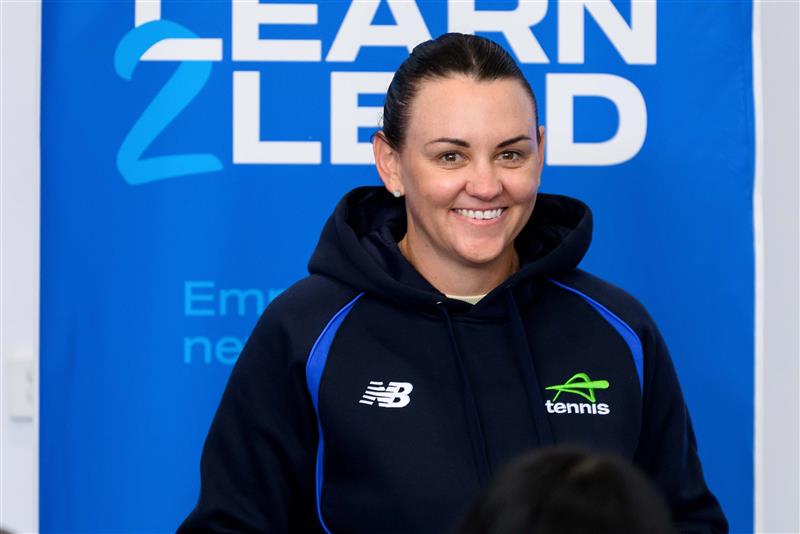 Casey Dellacqua. Photo: Tennis Australia