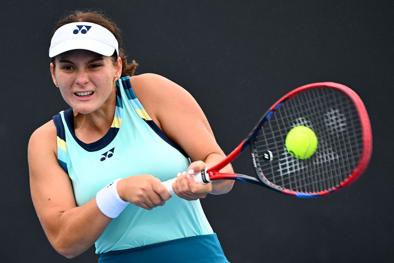 January 21: Alana Subasic (AUS) plays Noemi Basiletti (ITA) on Court 13 during the 2024 Australian Open on Sunday, January 21, 2024. Photo by TENNIS AUSTRALIA/ JOSH CHADWICK