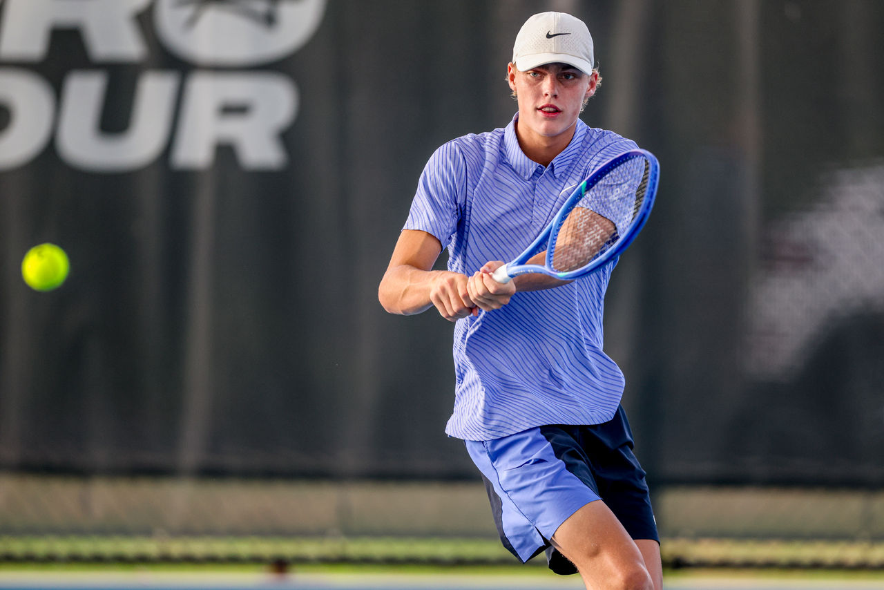 February 11: Cruz Hewitt (AUS) during Brisbane QTC Tennis International #1 and #2 at Brisbane Tennis Centre on Wednesday, February 11, 2026. Photo by TENNIS AUSTRALIA/PHOTOGRAPHER NAME