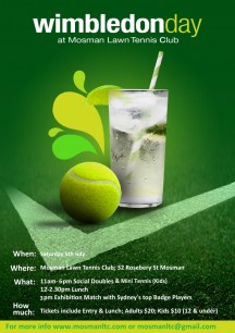 Wimbledon Day at Mosman Lawn Tennis_Web