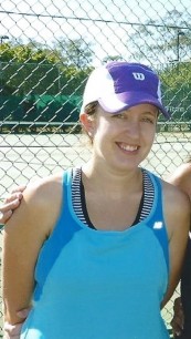 Rebecca Jackson, Deagon Diamonds. Our youngest players at 27 years.