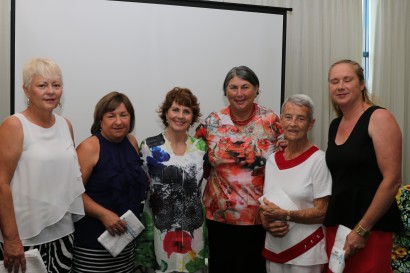 Runners-up in Section 1 - Caboolture Aces - Carol Biddle, Sandy Haack, Jenny Lewis, Heather Van Peperzeel, Joyce Fien and Carolyn Hurley