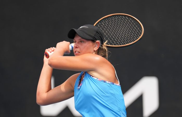 Ashlee NARKER in the 18/u Championships at the 2023 December Showdown at Melbourne Park on Friday, December 8, 2023. Photo by TENNIS AUSTRALIA/ SCOTT BARBOUR