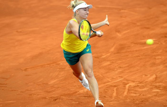 Daria Gavrilova was beaten by Madison Keys in straight set. Photo; Getty Images