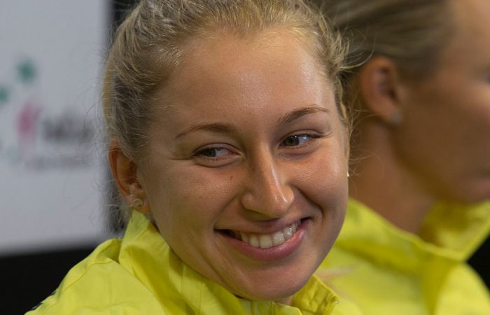Daria Gavrilova will open the Fed Cup tie v the USA. Photo: Getty Images