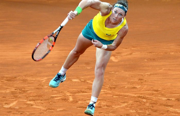Sam Stosur was beaten by Christina McHale in three tight sets. Photo; Getty Images