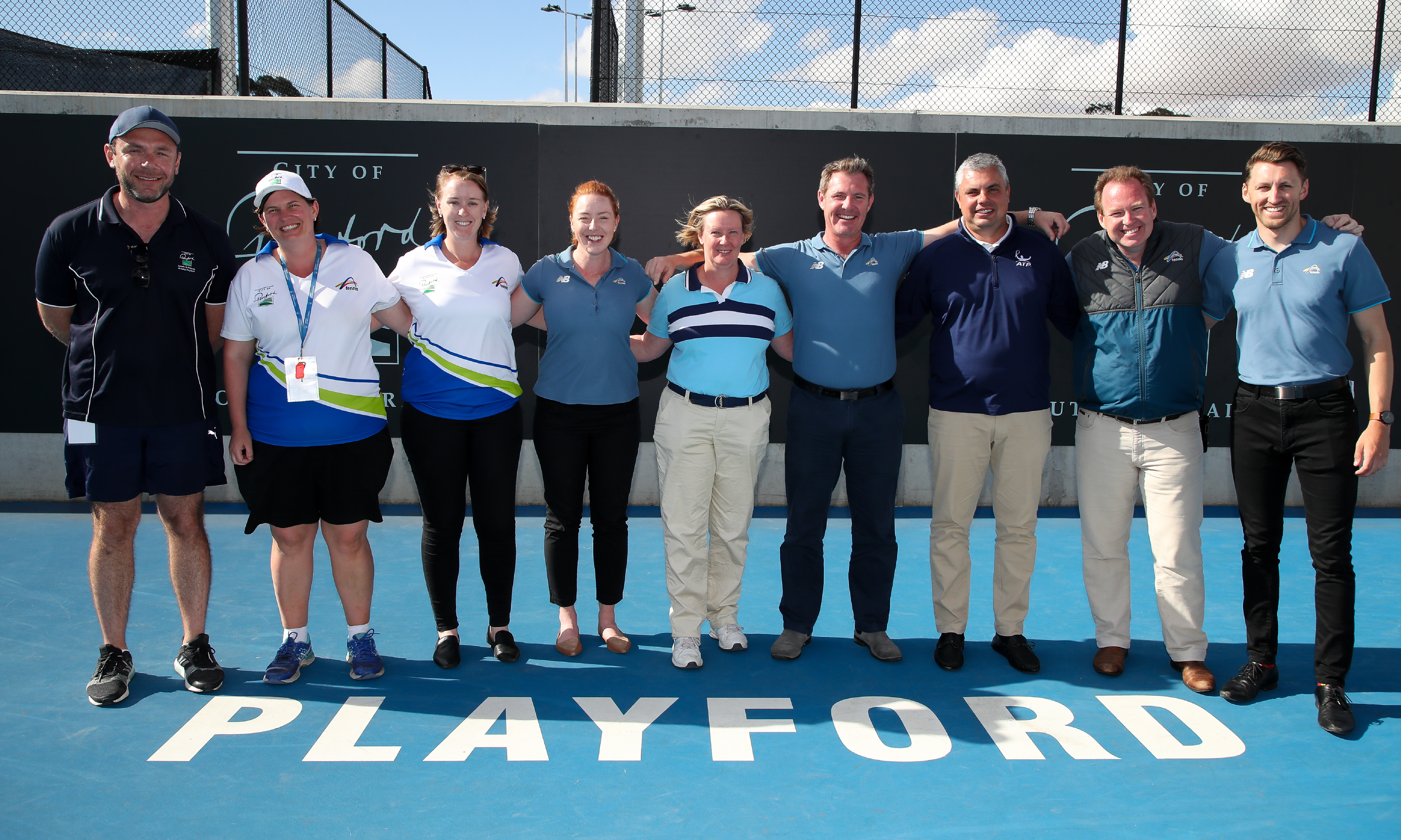 Thank you message from the City of Playford Tennis International II
