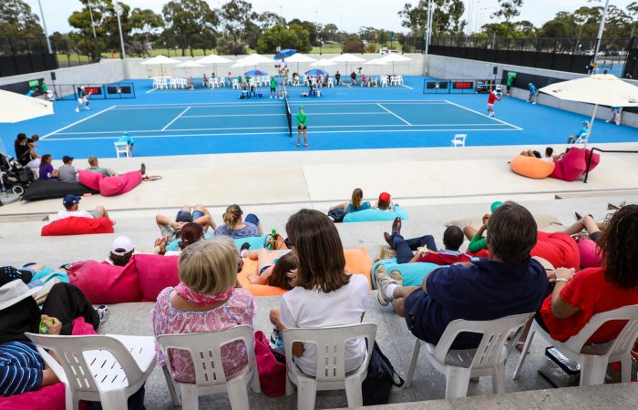 ADELAIDE, AUSTRALIA - January 7 Playford International Tennis Tourament at Playford Tennis Centre on January 7, 2018 in Adelaide, Australia. (Photo by Peter Mundy/Tennis SA)