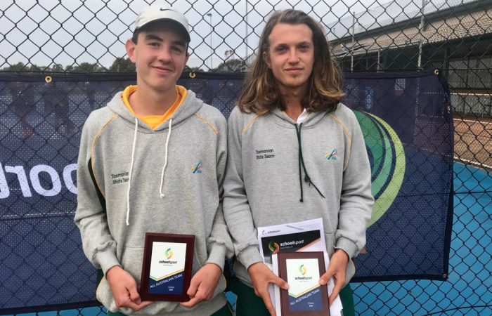 ALL STARS: Tasmania's Sam Whitehead and Ruben McCormack were named in the All Australian Team at the Pizzey Cup.