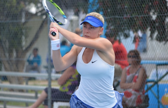 Tammi Patterson in action at the Bendigo International.
