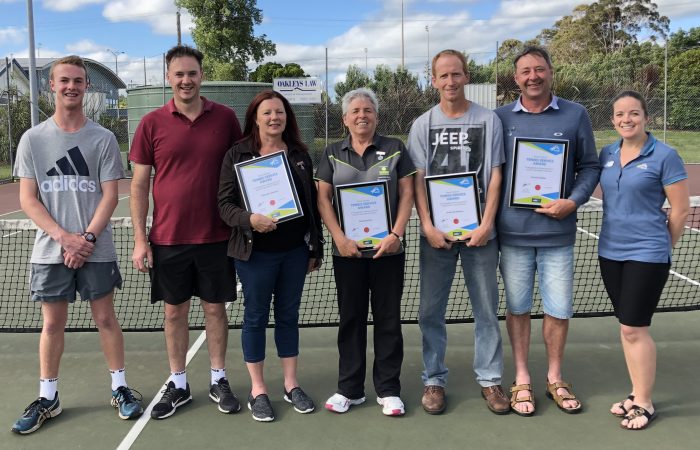 Leongatha Tennis Club volunteers