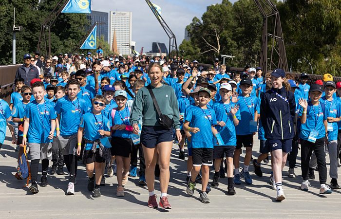 Daria GAVRILOVA (AUS) during Hot Shots Day at the 2023 Australian Open at Melbourne Park in Melbourne on Thursday, January 19, 2023. MANDATORY PHOTO CREDIT Tennis Australia/ FIONA HAMILTON