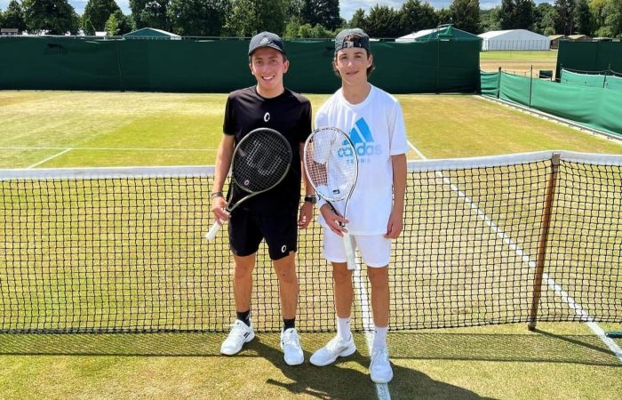 Jake Dembo Wimbledon U14s Singles with Mexico Mauricio Schtulmann - Copy