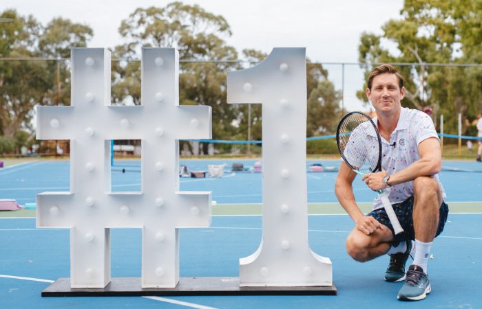 Matt Ebden-Sporting Schools media opp. Holy Rosary Catholic PS. Perth. July 10 2022_0039