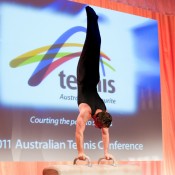 17th of March 2011. Brennon Dowrick at the Australian Tennis Conference. Tennis Australia.