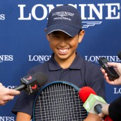 10th of May 2011. Chase Ferguson at the Longines Future Tennis Aces launch. Mark Riedy.