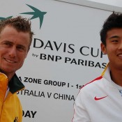 Lleyton Hewitt and Zhang Ze: Tennis Australia 