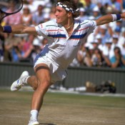 No. 10: Not necessarily a Wimbledon-only thing, but Pat Cash's black and white checked headband became one of the truly iconic tennis fashion accessories in the 1980s.