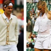 No.6 Formal wear found its way onto the tennis court at Wimbledon 2008. Roger Federer's cardie was more preppy than sporty, while Maria Sharapova's tuxedo top allowed the Russian superstar to go straight from the court to formal engagements without needing to change her clothes.