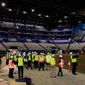 A site inspection of the new Perth Arena, to be the new home of the Hopman Cup from 2013; Credit: Jody D’Arcy