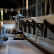 The Daphne Akhurst Memorial Cup at the Empire Bowling Saloon at Sovereign Hill in Ballarat, Victoria; Mark Riedy