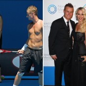 Lleyton and Bec Hewitt; Getty Images
